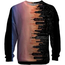 3D свитшот Night city