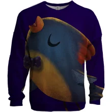 3D свитшот Bird with bow tie