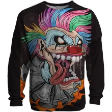 3D свитшот Crazy Clown