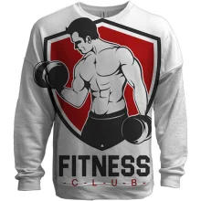 3D свитшот Fitness Club.