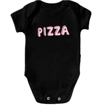 Детское боди с надписью "Pizza"