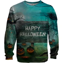 3D світшот Happy Halloween.