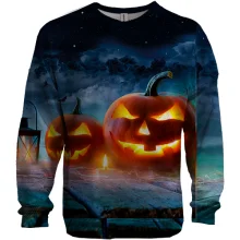3D свитшот Halloween pumpkins