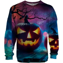3D свитшот Halloween pumpkins 2