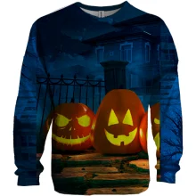 3D свитшот Halloween pumpkins 3