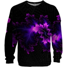 3D свитшот Abstraction neon