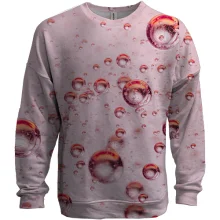 3D свитшот Pink bubbles pattern
