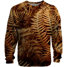 3D свитшот Yellow leaves pattern
