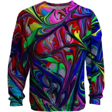 3D свитшот Multicolor abstraction