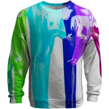 3D світшот Rainbow streaks