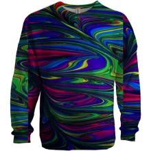 3D свитшот Rainbow abstraction 3