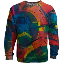 3D світшот Multicolor abstraction 9