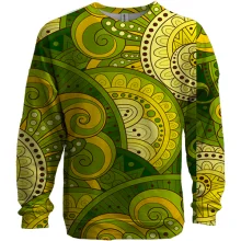 3D світшот Green mandala
