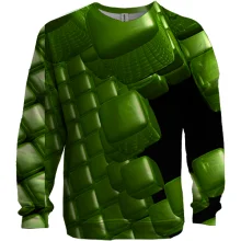 3D світшот Green cubes