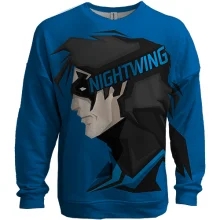 3D світшот NIGHTWING з героєм у масці
