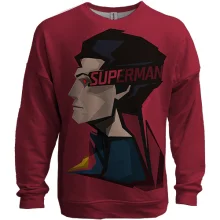 3D світшот Superman у полігональному стилі