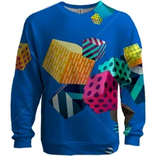 3D свитшот Cubes abstraction