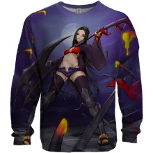 3D свитшот Anime Warrior Girl