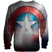 3D свитшот Captain America