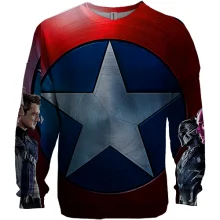 3D свитшот Avengers in a row