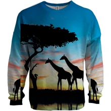 3D свитшот Safari sunset