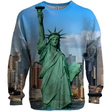 3D свитшот The Statue of Liberty