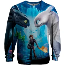 3D свитшот How to Train Your Dragon: The Hidden World