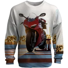 3D свитшот Red motorcycle