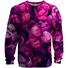 3D світшот Purple petals pattern