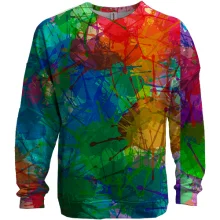 3D світшот Multicolored blots