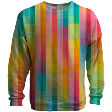 3D світшот Rainbow squares