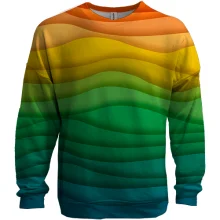 3D світшот Rainbow waves