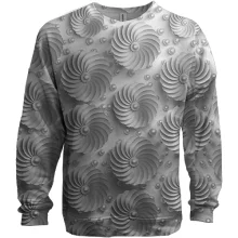 3D світшот Silver abstraction