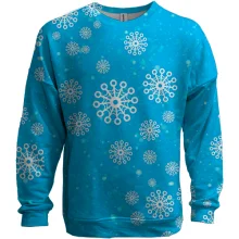 3D свитшот Snowflakes pattern