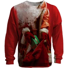 3D свитшот Santa Claus with a bag