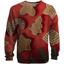 3D свитшот Christmas gingerbread