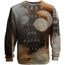 3D свитшот New Year