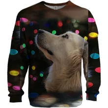 3D свитшот New year dog
