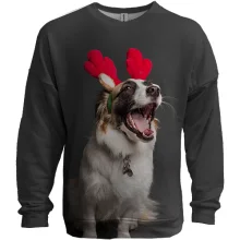 3D свитшот New Year dog 3