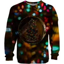 3D світшот Ball with Christmas tree 2