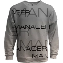 3D свитшот для менеджера "manager"