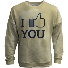 3D свитшот I Like You