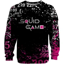 3D свитшот Игра в Кальмара - Squid game