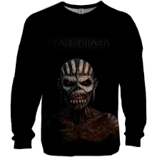 3D світшот Iron Maiden з Едді в образі шамана