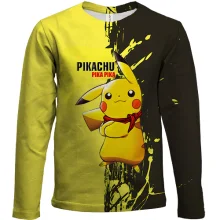 Детский 3D лонгслив Pikachu Pika Pika