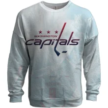 3D свитшот Washington Capitals с Овечкиным на ледяном фоне