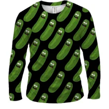 Мужской 3D лонгслив Pickle Rick (Рик и Морти)