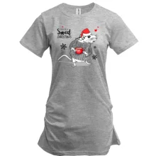 Туника с надписью "Have a sweet christmas"