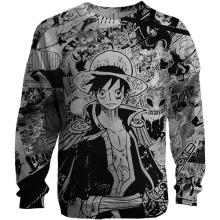 3D свитшот Ван Пис, One Piece, манга