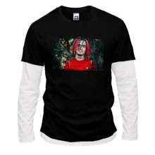 Комбинированный лонгслив Lil Pump